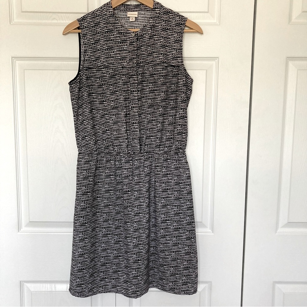Merona shirt dress with elastic waist